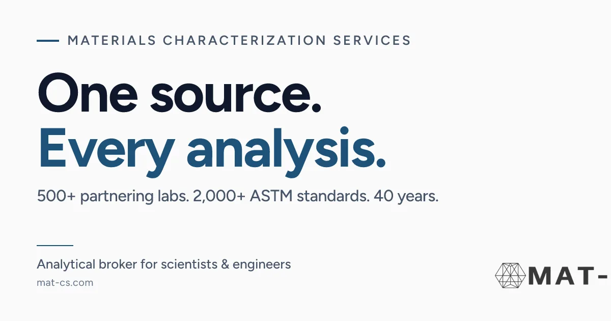 Materials Characterization Services | Materials Analysis